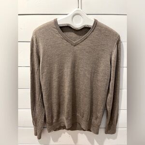 🤎Napoleon Erba  Cashmere V-Neck Sweater – Size 50 (M/L)🤎